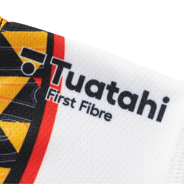 Chiefs Kids Pro Training T-Shirt White 2025 - Tuatahi Sponsor
