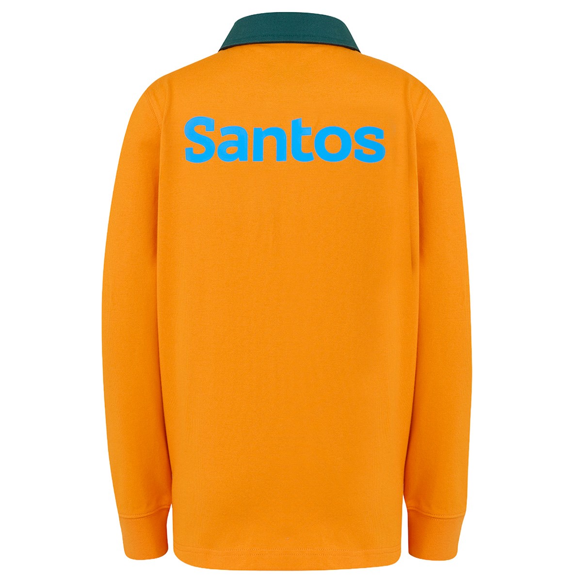 Australia Mens Home Classic Rugby Shirt 2026 Long Sleeve Gold - Front View