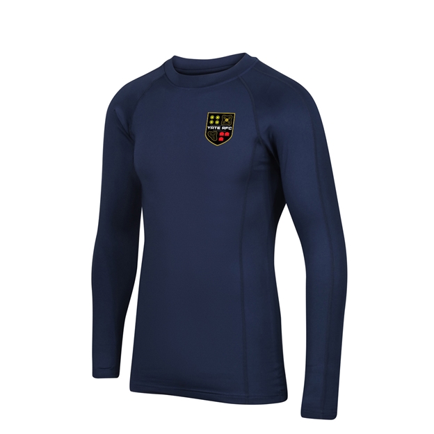 Yate Rugby Club Kids Baselayer Top - Navy