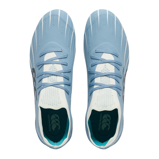 Canterbury Adults Speed Falcon 2.0 Elite Soft Ground Rugby Boots Mountain Spring Grey - Top View