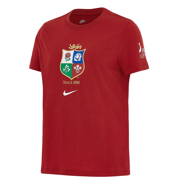 British & Irish Lions Womens Travel T-Shirt 2027 - Pepper Red - Front