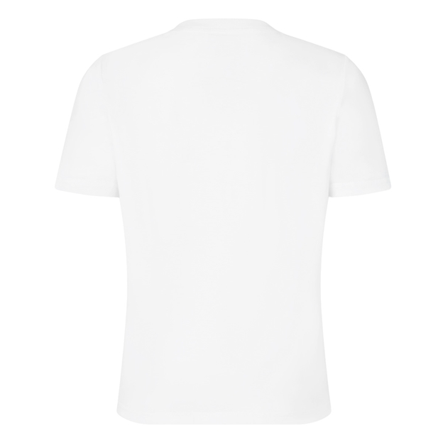 England Mens Off Pitch T-Shirt 26/27 Brilliant White - Back