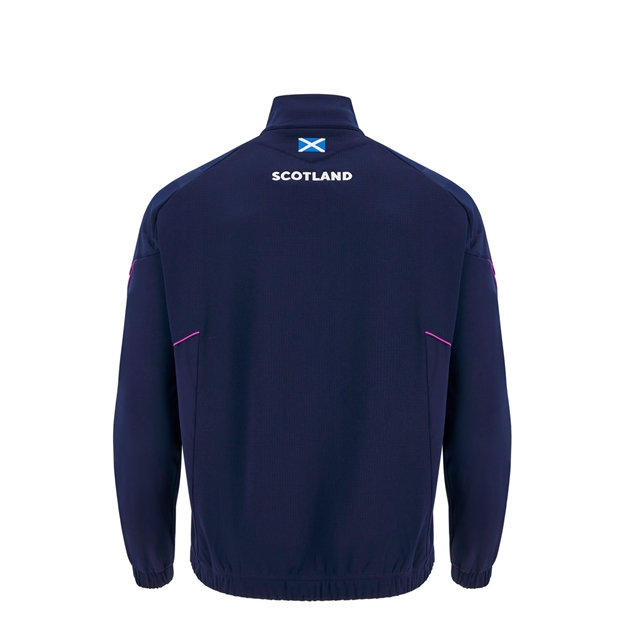 Scotland Junior Travel Quarter Zip Fleece 25/26 - Navy