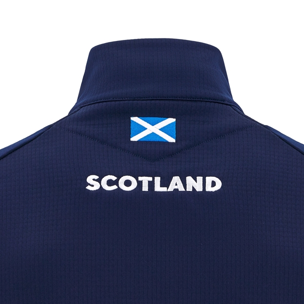 Scotland Junior Travel Quarter Zip Fleece 25/26 - Navy