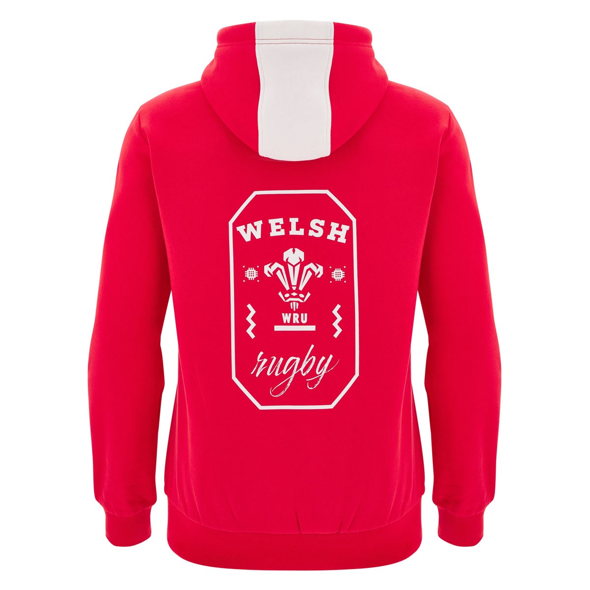 Wales Mens Fanline Hoodie 25/26 Red - Front