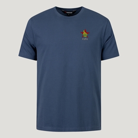 Zimbabwe 1981 T-Shirt Petrol Blue - Front View