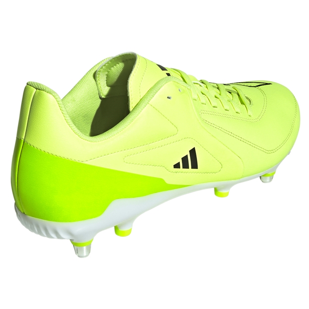 adidas Adults RS15 Elite Soft Ground Rugby Boots Yellow - Back