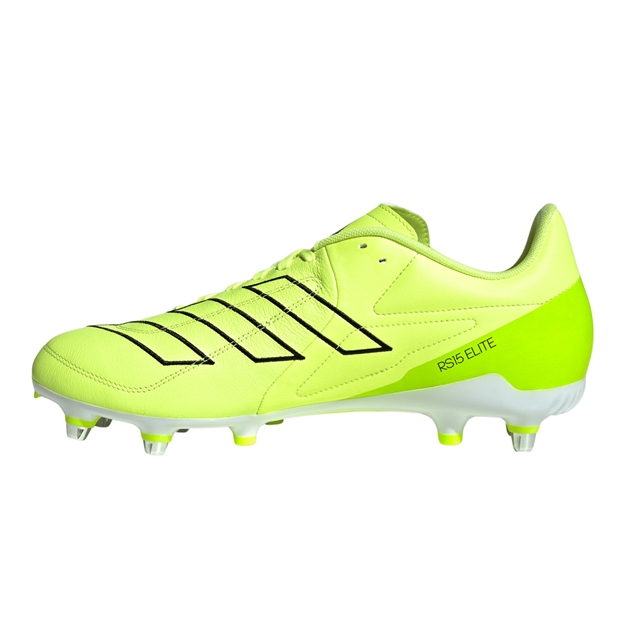 adidas Adults RS15 Elite Soft Ground Rugby Boots Yellow - Instep