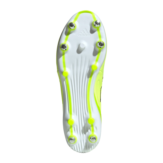 adidas Adults RS15 Elite Soft Ground Rugby Boots Yellow - Soleplate