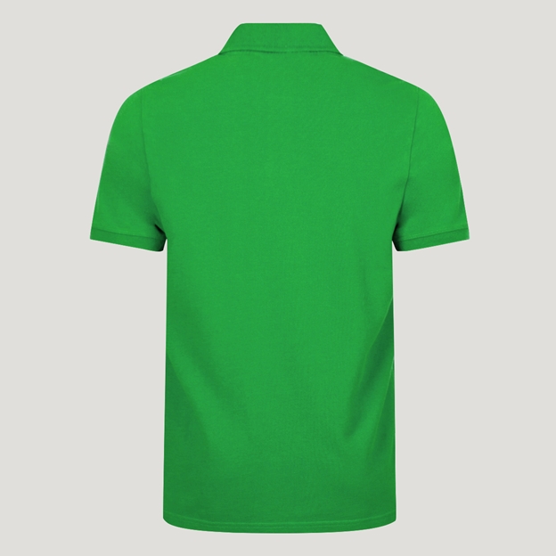 Namibia 1916 Heritage Pure Cotton Polo Bright Green - Back View