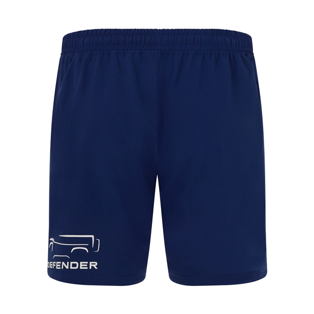 Australia Kids Performance Shorts 26/27 Beacon Blue - Back
