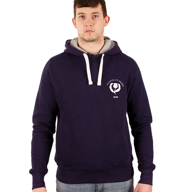 Scotland Mens Cup Winners Classic Hoodie - Navy 2022