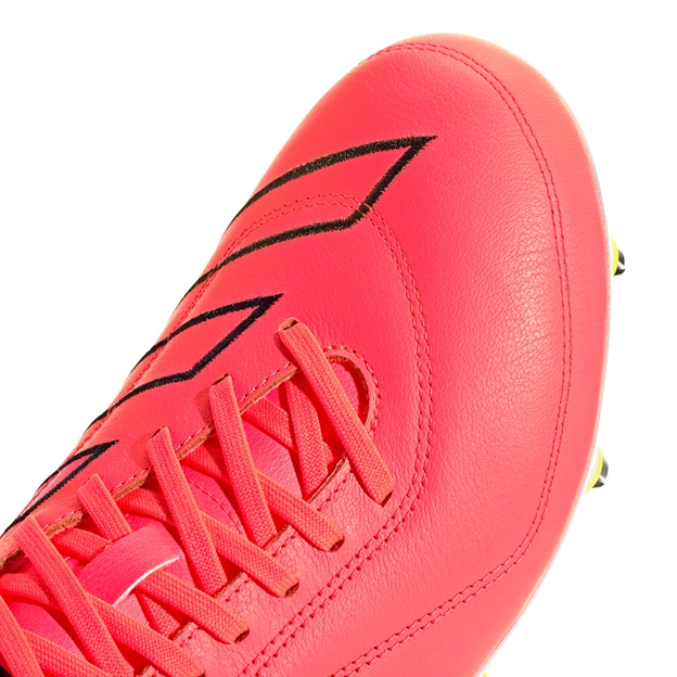 Adidas Adults RS-15 Elite Soft Ground Rugby Boots Solar Turbo - Toe View