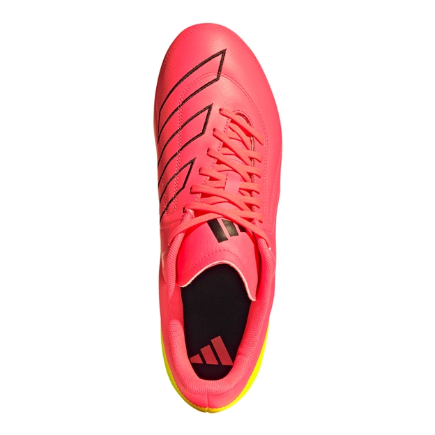 Adidas Adults RS-15 Elite Soft Ground Rugby Boots Solar Turbo - Top View