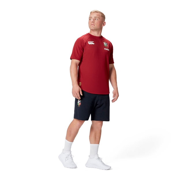 British and Irish Lions Mens Everest Shorts- Navy - Model Full