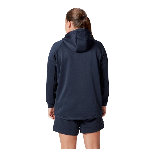 British and Irish Lions Womens 1/4 Zip Hoody - Navy - Model Back