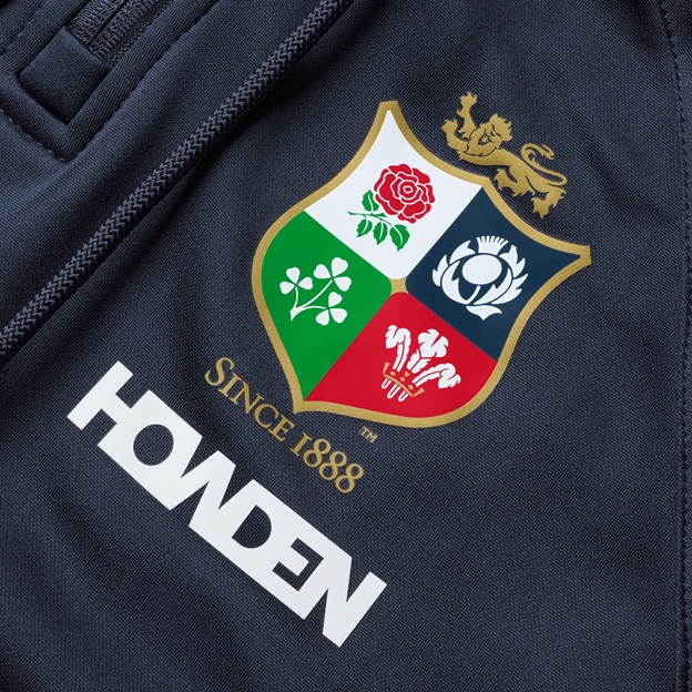 British and Irish Lions Womens 1/4 Zip Hoody - Navy - Lions Logo