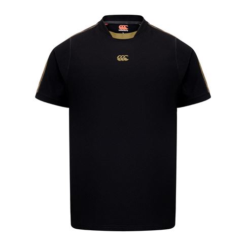 Canterbury Mens Tempo Drill Top Black - Front View