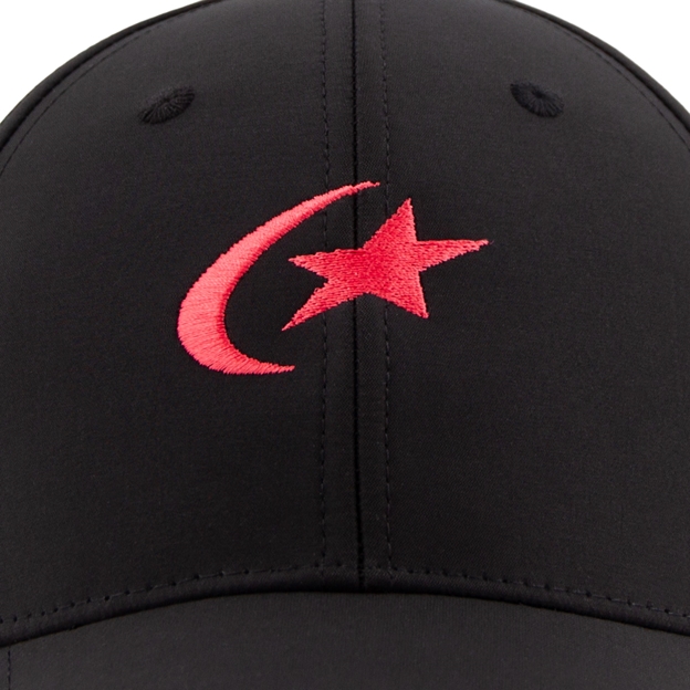 Saracens Adults Club Cap 26/27 Caviar - Crest Close-up