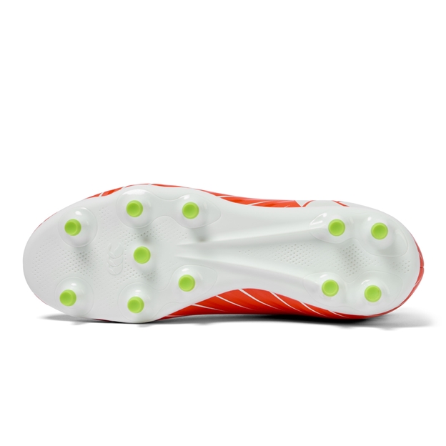 Canterbury Adults Speed Falcon Team Firm Ground Rugby Boots Orange - Soleplate
