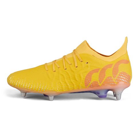 Canterbury Adults Speed Infinite Elite Soft Ground Rugby Boots Yellow - Outstep