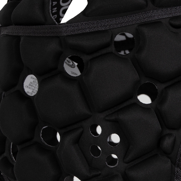 Body Armour Ventilator Rugby Headguard Black Kids - Side Padding
