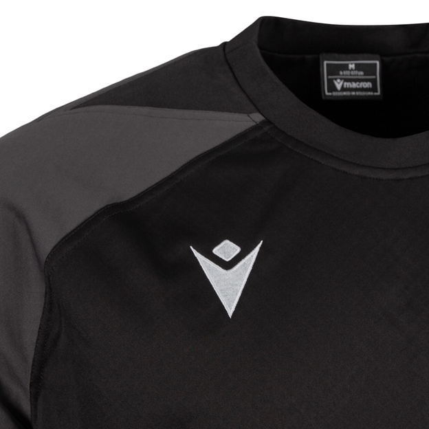Barbarians Mens Contact Training Top 26/27 Black - Macron Logo