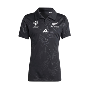 All Blacks Womens Rugby World Cup 2023 Home Rugby Shirt Front View