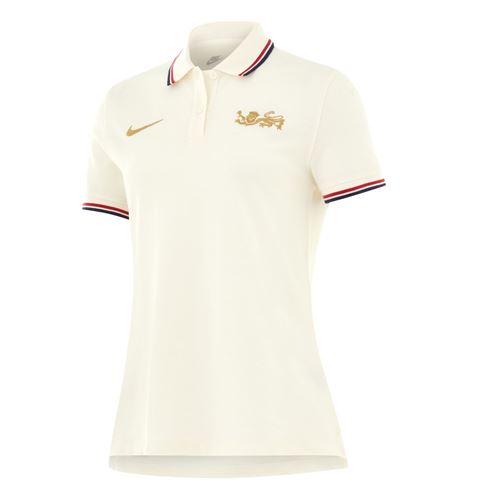 British and Irish Lions Womens Heraldic Lion Polo 26/27 Sail - Front View