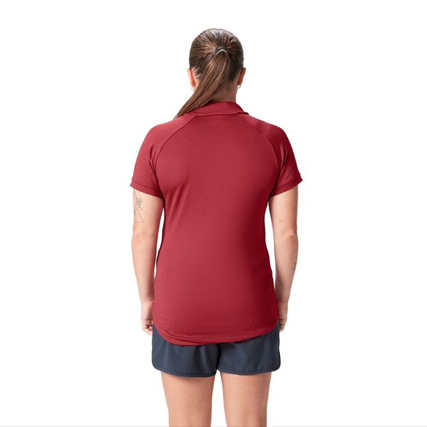 British and Irish Lions Womens Polo Red - back