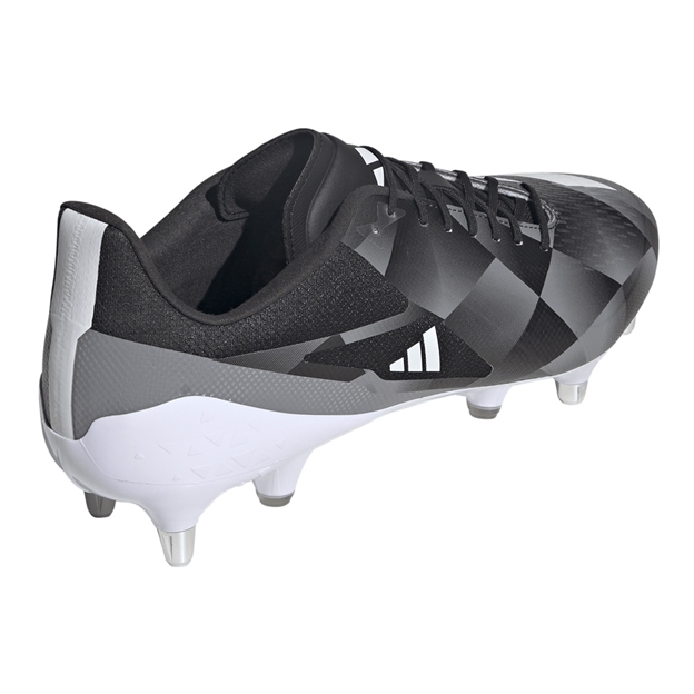adidas Adults RS15 Ultimate Soft Ground Rugby Boots Black - Back