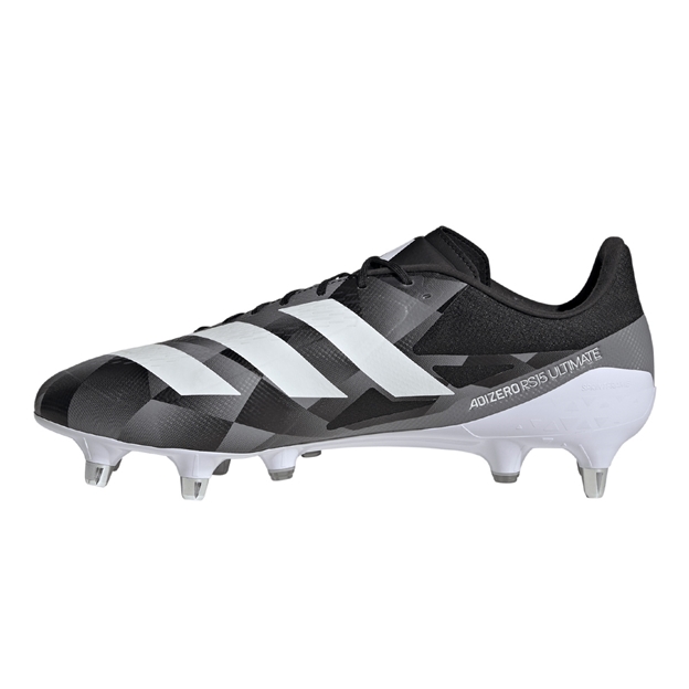 adidas Adults RS15 Ultimate Soft Ground Rugby Boots Black - Instep