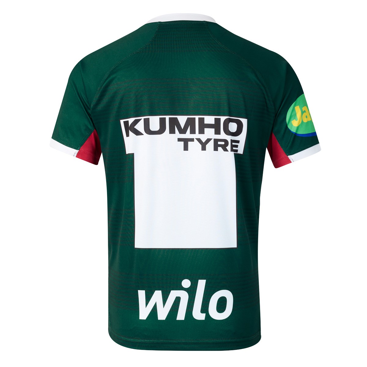 Leicester Tigers Mens Home Rugby Shirt 26/27 Botanical Garden - Front View