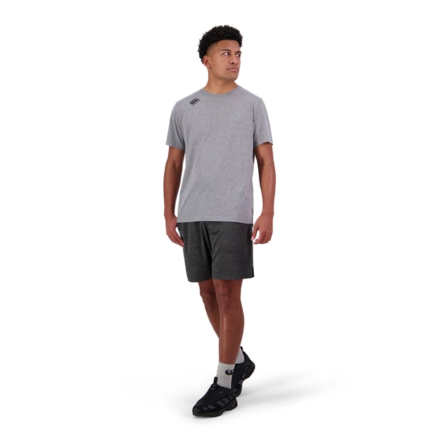 Canterbury Mens Vapodri Short Sleeve Tempo T-Shirt - Static Marl