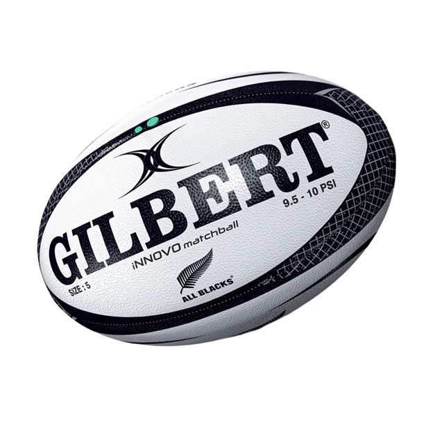 Gilbert All Blacks Innovo Match Rugby Ball - Back View