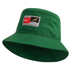South Africa Springboks Adults Bucket Hat 26/27 Gorge Green - Front View