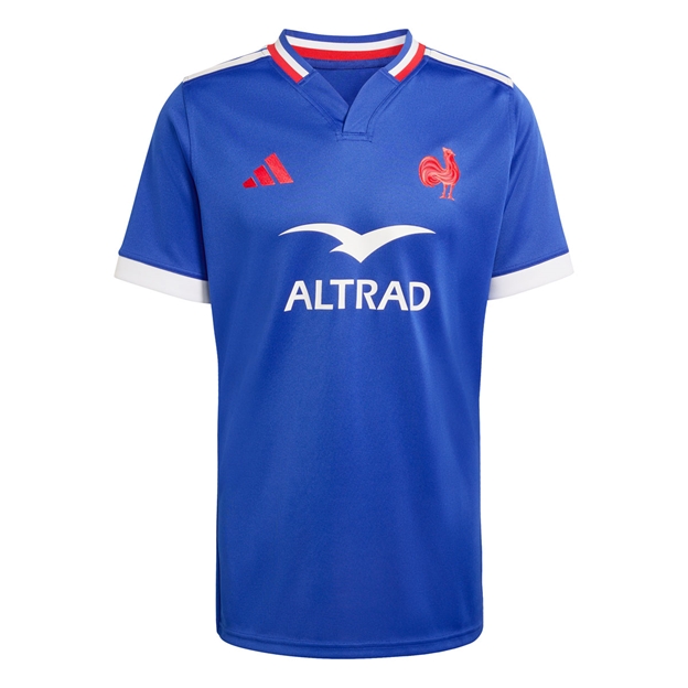 France Mens Home Rugby Shirt Lucid Blue 25/26 - Front View