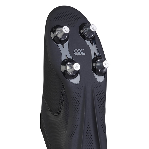Canterbury Junior Phoenix Raze Soft Ground Rugby Boots Black - Forefoot