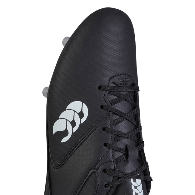 Canterbury Junior Phoenix Raze Soft Ground Rugby Boots Black - Toe