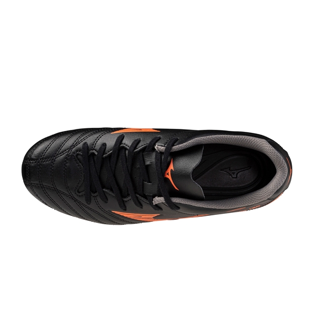 Mizuno Kids Monarcida Neo III Select All Ground Rugby Boots Bright Black - Top View