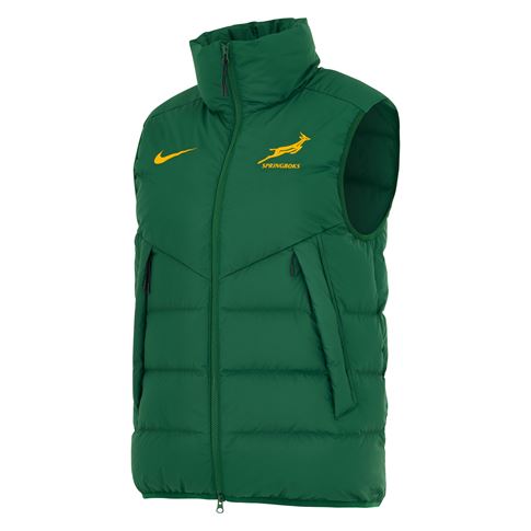 South Africa Springboks Mens Sideline Fill Vest 25/26 - Front