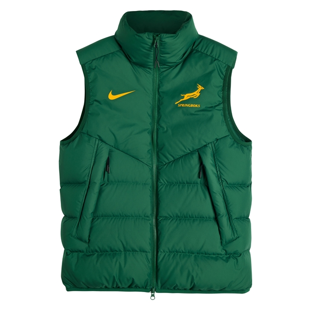 South Africa Springboks Mens Sideline Fill Vest 25/26 - Flat