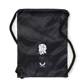 England Adults Gym Sack 26/27 Castore Black - Front View