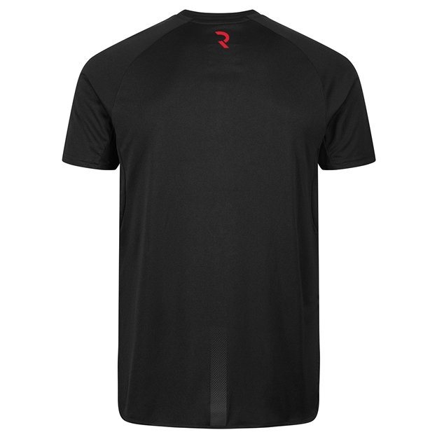 Rugbystore Adults Performance Training T-Shirt Black - Back View