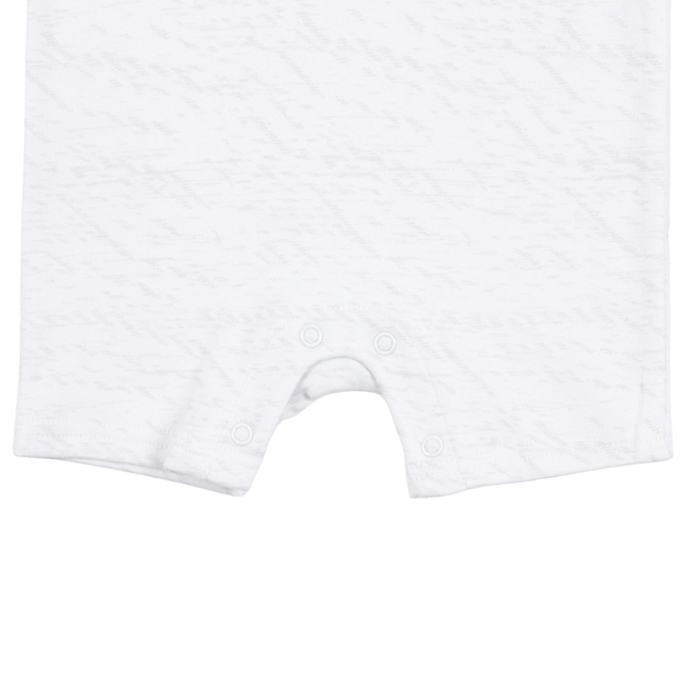 England Baby Home Romper suit & Bucket Hat 26/27 White - Fastening Close-up