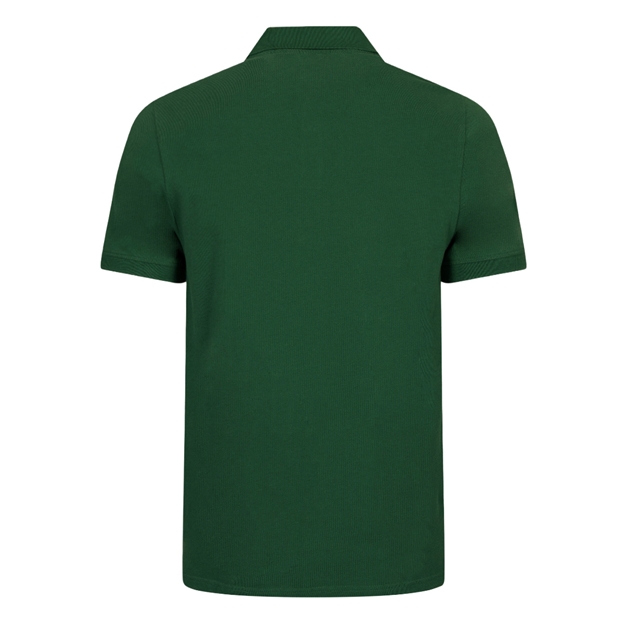 Zimbabwe 1981 Heritage Polo Shirt Bottle Green - Back View