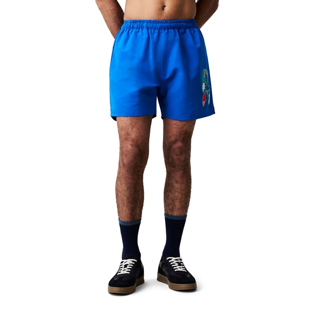Canterbury Mens Uglies Tactic Shorts Daphne Blue/Multi - Model Front View