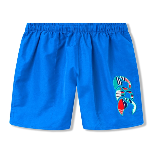 Canterbury Mens Uglies Tactic Shorts Daphne Blue/Multi - Front View