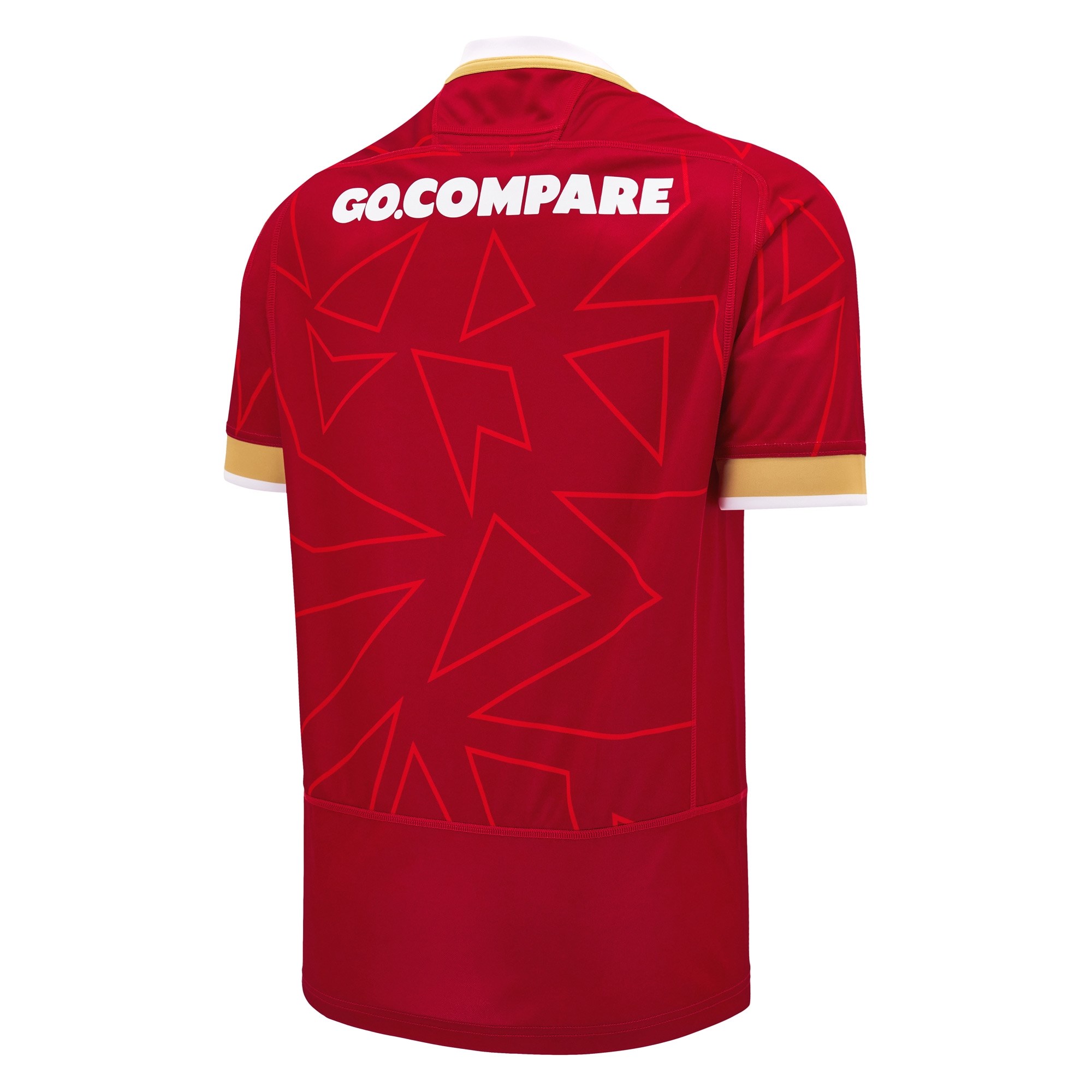 Wales Mens Home Pathway Rugby Shirt-Red 2025 - Front