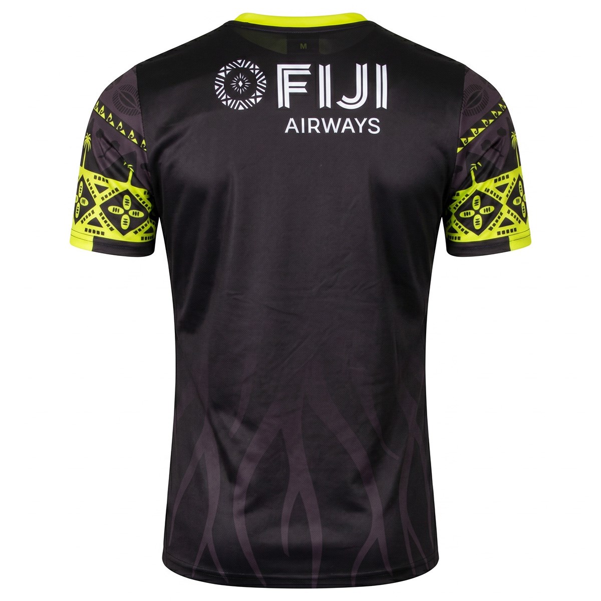 Fiji Mens Pre Match T-Shirt 26/27 - Black | Rugbystore